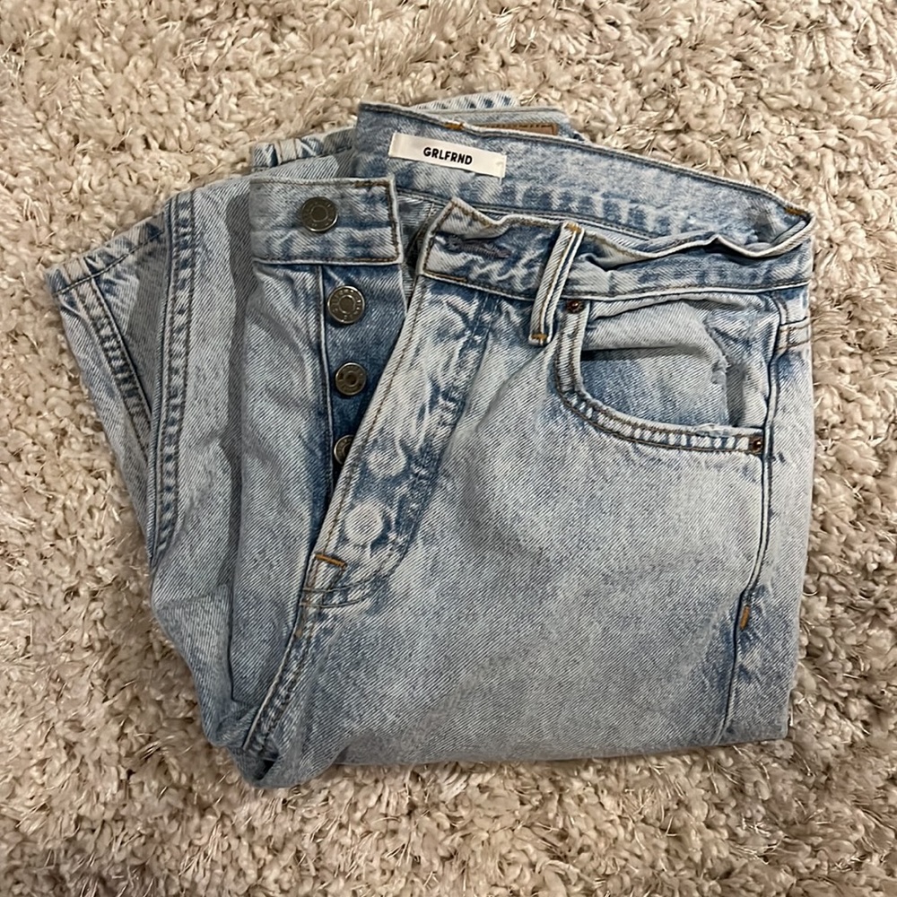 Grlfrnd Karolina High Waisted Light Blue Jeans